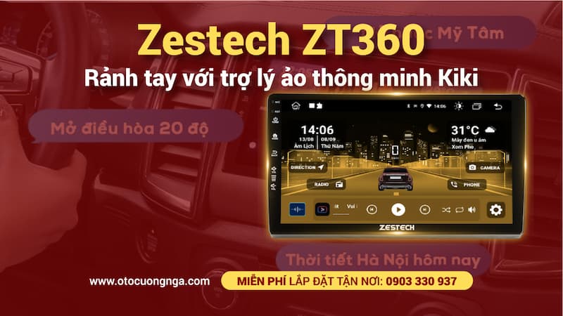 zestech 360 zt360 rảnh tay với trợ lý ảo KiKi
