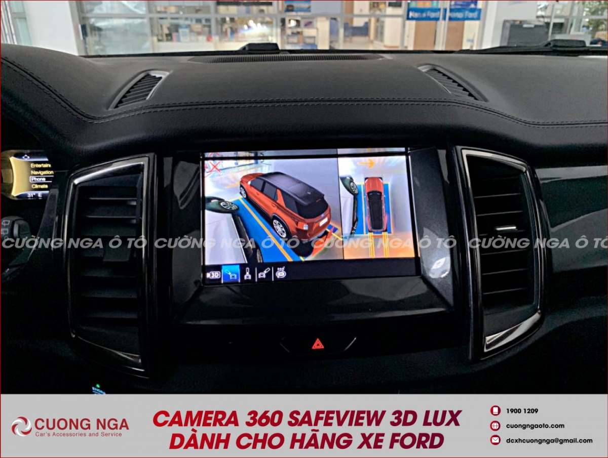 CAMERA 360 Safeview 3D LUX dành cho hãng xe ford