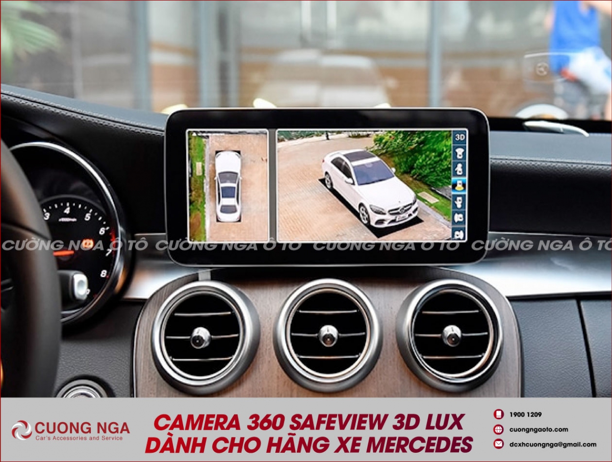 CAMERA 360 Safeview 3D LUX dành cho hãng xe Mercedes