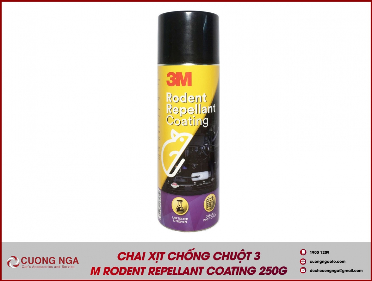Chai Xịt Chống Chuột 3M Rodent Repellant Coating 250g