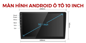 16 dòng màn hình Android 10 inch cho ô tô GIÁ TỐT NÊN MUA năm 2023