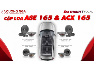 Cấu hình âm thanh xe hơi Focal ASE 165/ACX 165