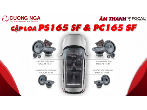Cấu hình âm thanh xe hơi Focal PS 165 SF/ PC 165 SF